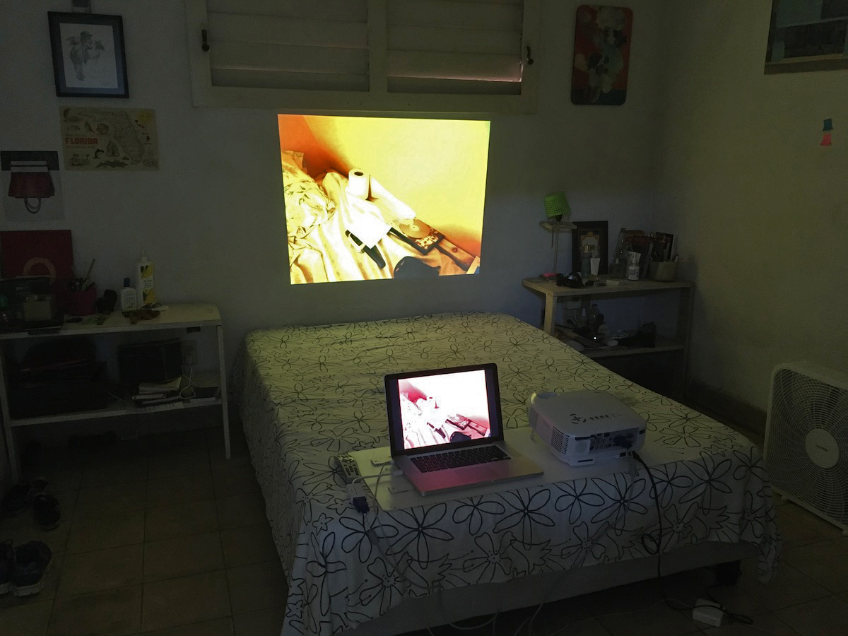 Figure 9. Avecez Art Space (Sometimes Art Space), Havana, Cuba. Exhibition: ‘A
                  quién pueda interesar’ (To Whom it May Concern), 2019. Bedroom display. ©Analays
                  Alvarez Hernandez.